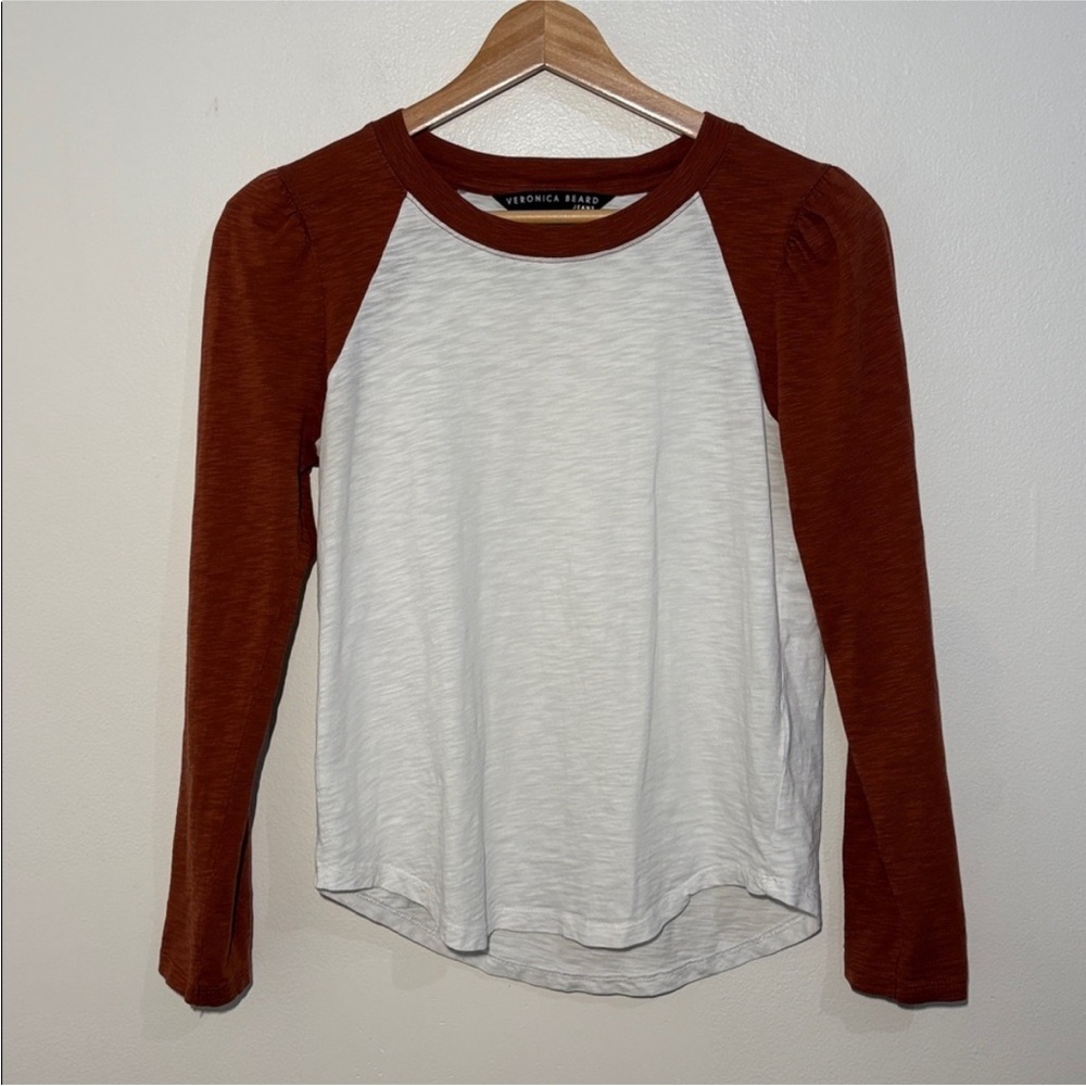 Veronica Beard Mason Baseball Tee - Picture 4 of 6